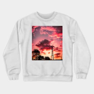 Sunset Birds Crewneck Sweatshirt